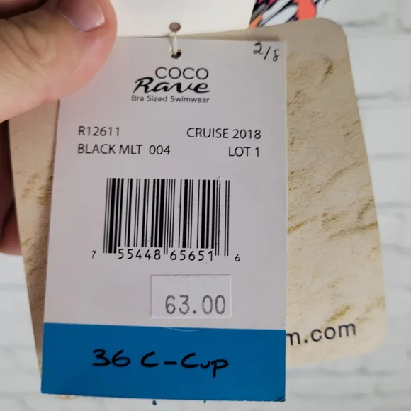 COCO RAVE | Simone halter underwire bra wrap bikini swim bathing suit top - Picture 6 of 12